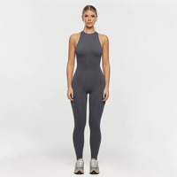 GIMILY oem combinaison personnalisée combishorts bodys pour femmes Bodys élastiques sans manches serré intégré yoga Combinaison de sport