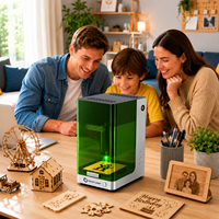 Graveur laser à fibre de bureau Zetok Mark M20, portable, refroidi par air, 20W/30W, pour bois, acrylique, métal, éducation STEAM, artisanat