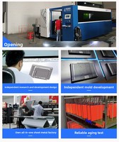 21/21.5/22 pouces industriel IP65 étanche intégré capacitif PCAP écran tactile nouveau moniteur mural