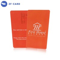 Muestra gratis de alta calidad tamaño de crédito 13,56 MHz RFID NXP MIFARE(R) Classic 1K 4K Hotel Key Cards para sistema de control de acceso