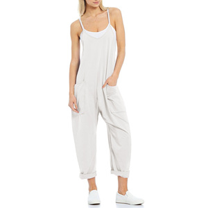 JAC22 F190 <span class=keywords><strong>Mono</strong></span> de Punto Casual para Mujer con Pantalones Largos, Nuevo Diseño de Moda con Bolsillos y Tirantes - Product Image 6
