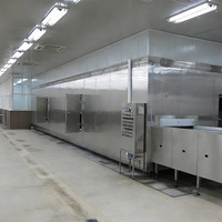 Hete Aanbieding RVS 300kg/u Tunnelvriesmachine Snelle Vriesmachine voor de Voedingsmiddelenindustrie