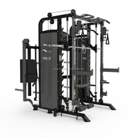 Équipement de gymnastique tout-en-un pour la maison, rack à squat multifonctionnel et machine Smith avec DY-9000 d'entraînement par câble d'exercice Power Rack