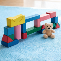Train d'apprentissage pour enfants, Puzzle préscolaire, jeu éducatif, jouets en bois, blocs de construction créatifs de forme géométrique, jouets pour enfants