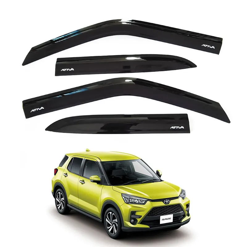 Other Exterior Accessories Window Visors Deflectors Door Sun Visor Rain Shield for Toyota Raize Ativa Rocky Car Accessories