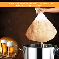 Sacchetto filtro per birra sacchetti filtro Dacron poliestere personalizzato birra birra succo sacchetto filtro per birra fredda a casa