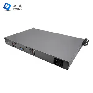 OEM ODM Pfsense Appliance Intel Celeron 5205U 6 LAN Win10 Linux Ubuntu Ikuai Network Server Enterprise Firewall PC 1U Server