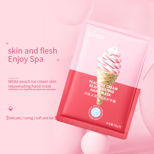 Crème glacée hydratante et adoucissante à l'huile de pêche rose, 1 pièce, soin pour les mains, lait Nicotinamide, blanchissant, exfoliant - Product Image 2