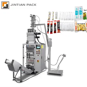 CE ISO TUV authentication 4 lanes 6 lanes small sachet coffee milk multilane powder packing machine