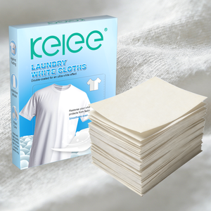 แผ่นซักผ้า<span class=keywords><strong>ขาว</strong></span> KELEE ขจัด<span class=keywords><strong>คราบ</strong></span>ฝังแน่น ลดความ<span class=keywords><strong>เหลือง</strong></span> สำหรับ<span class=keywords><strong>เสื้อ</strong></span>ผ้าสีขาว ผ้าปูที่นอนโรงแรม - Product Image 2