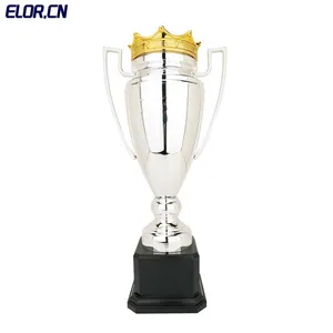 Elor 2024 New Premium Design Silber Sport trophäen und Auszeichnungen mit goldener Dekoration Metall Basketball Wettbewerb Preis