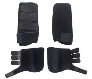 Polainas para caballos anticolisión absorbentes de golpes, equipo de equitación, calentadores ecuestres, arnés para montar a caballo, rodilla - Product Image 6