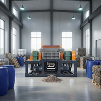Broyeur de métaux à haute efficacité pour le recyclage des fûts métalliques KD1200 Lames résistantes à l'usure