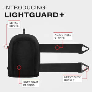 Rodillera flexible y transpirable <span class=keywords><strong>para</strong></span> <span class=keywords><strong>correr</strong></span>, rodillera ultraligera resistente al desgaste <span class=keywords><strong>para</strong></span> trabajo y reparación de automóviles al aire libre, rodillera - Product Image 2