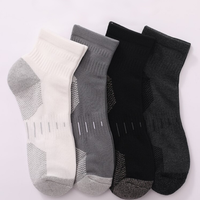 Chaussettes de sport pour hommes de haute qualité, personnalisées avec logo OEM, chaussettes athlétiques professionnelles, séchage rapide, respirantes, avec coussinets en tissu éponge