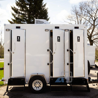 2026 Remorque WC de Luxe Portable, Toilettes Mobiles, Remorque Sanitaire Mobile, Remorque WC de Camping
