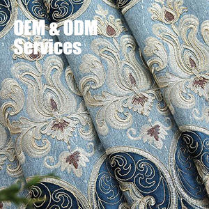 على الطراز الأوروبي على الوجهين الشنيل المخملية مطرزة ستائر شاش الأزهار ستائر غرفة نوم لغرفة المعيشة - Product Image 3