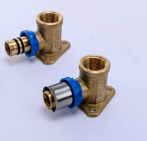 Raccords de presse <span class=keywords><strong>profil</strong></span>és <span class=keywords><strong>TH</strong></span> pour tuyaux multicouches Coupleur de compression en cuivre Filetage NPT/ BSP Gaz de plomberie sanitaire - Product Image 1