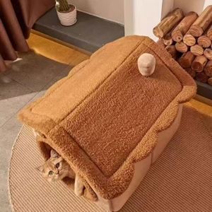 Pet House Luxury Modern Washable Detachable Small <b>Dog</b> House Foldable Animal Pattern Pet <b>Bed</b> for Indoor/Outdoor Use All Seasons - Product Image 5