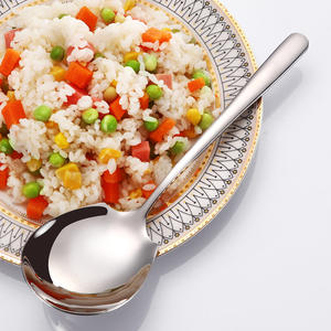 304 Stainless Steel <b>Serving</b> <b>Spoons</b> Large Size Food Grade Material For Dining Buffet Hotel Restaurants - Product Image 3