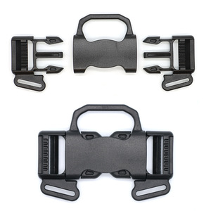 Hebilla de seguridad de cinco puntos para cochecito de bebé, 90 mm x 65 mm, ajustable, de plástico. - Product Image 3