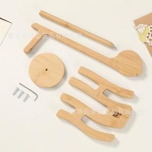 Cross-border wooden yarn spool holder, portable wooden yarn rack, knitting rack, yarn ball tool, knitting <b>stand</b>. - Product Image 4