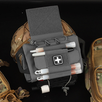 WOSPORT Kit IFAK à fixation rapide auto-agrippante, sac médical MOLLE moyen pour porte-plaques, accessoires de chasse