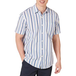 Camiseta informal de punto clásica para hombre, manga corta de ajuste Regular, estampado de verano sin arrugas, ropa de oficina transpirable, esencial seguro - Product Image 6