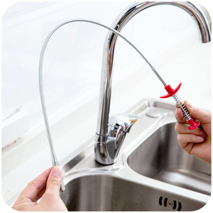 Desatascador Flexible de Drenaje de 60 cm, 90 cm, 1.6 m, de Acero Inoxidable con Cuatro Puntas para Limpiar Tuberías de Fregadero - Product Image 4