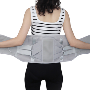 <span class=keywords><strong>Ceinture</strong></span> élastique respirante de soutien de la taille avec plaque d'acier Protection <span class=keywords><strong>lombaire</strong></span> réglable pour les maux de dos - Product Image 3