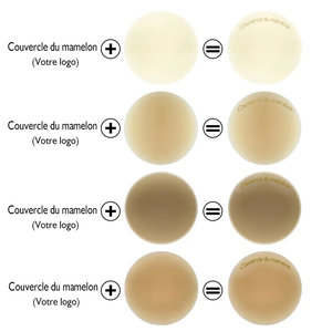 Cache-tétons en silicone réutilisables autocollants pour femmes, confort tout au long de la journée sous toutes les tenues - Product Image 6