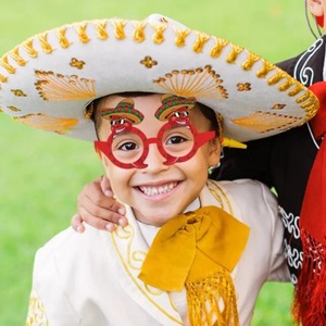 12 paires de lunettes amusantes à thème mexicain, lunettes en papier de dessin animé à faire soi-même pour fête, lunettes exquises pour Fiesta, lunettes fousseuses Hawaï, été tropical - Product Image 2