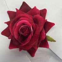 Kunststoff Seide Samt Rose Kopf Blume für Home Wedding Decoration