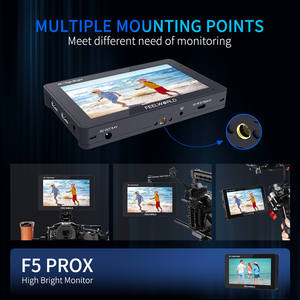Moniteur de caméra FEELWORLD F5 PROX OEM 5,5 pouces 1600 nits lisible en plein soleil, <span class=keywords><strong>écran</strong></span> tactile HDMI, moniteur de terrain DSLR, logo personnalisé - Product Image 5
