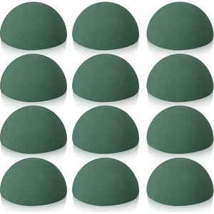 Bolas de Espuma Floral Semiesféricas, Bloques Esféricos Verdes, Arreglos Florales Artificiales, Ramos de Plantas Artificiales - Product Image 2