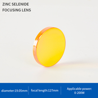 Nouvelle lentille de focalisation en séléniure de zinc D19-F63.5 pour machine de découpe et gravure laser CO2 haute puissance 12/18, accessoire laser ZNK