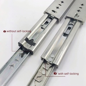 Glissières télescopiques robustes en acier à roulement à billes de 120 kg, 53 mm, design moderne, pour tiroirs de 1200 mm pour armoires de cuisine - Product Image 5