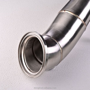 Downpipe droit 320i 325i 330i pour Série 3 G20 S55 B30 2.0T 2016-2018, brossé, épaisseur 1,5 mm, acier inoxydable 304 - Product Image 4