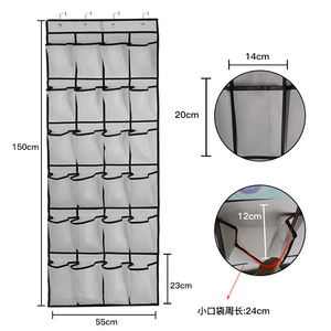 <b>Over</b> <b>the</b> <b>Door</b> Shoe Organizer 24 Large Fabric Pocket Closet Accessory Storage Hanging Shoe <b>Hanger</b> - Product Image 2