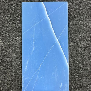 Goldtop Quartzo Modern Mamie Blue Slab Encimera de cuarzo Ventas calientes 6036 Precio de fábrica Encimeras pulidas artificiales para hoteles - Product Image 5