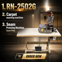 RN-2502G Machine à coudre les bords de tapis à deux fils, machine à coudre les bords de tapis de voiture, machine à tapis