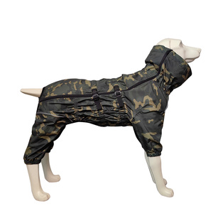 Chubasquero Fishprincess de estilo moderno para perros de gran tamaño, ropa de Primavera de camuflaje de poliéster a prueba de agua de alta calidad para perros - Product Image 5