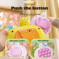 Nouveau Popit Fidget Toys Vitesse Pousser la Machine de Jeu-Musique Whack a Mole Jeu Portable Pousser Bulles Autisme Relief Jouets