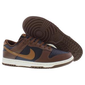 Zapatos Nike Dunk Low Retro de cuero para hombre, color negro, color marrón británico, color cacao, Wow Skateboarding - Product Image 4