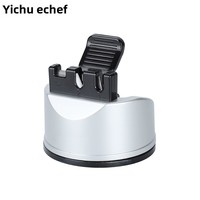 Artefact Home Kitchen's Special Multi-Functional Stainless Steel Suction Cup Holder Quick Outdoor Sharpening Tool 60/80 Grit for