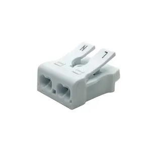 Openwise 925 Double Press Terminal 450v 24a Schneller Schnell klemmen block Push-In-Kabelst ecker 3-polig für LED-Beleuchtung