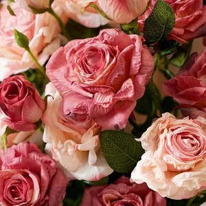 Rosas de Tres Cabezas Que Nunca se Desvanecen, Cultivadas Románticamente <span class=keywords><strong>en</strong></span> Parques, Flores <span class=keywords><strong>en</strong></span> <span class=keywords><strong>Capullo</strong></span> para Citas de Parejas, Flores Artificiales - Product Image 1