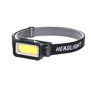 New Wide Range Powerful USB TYPE C Head Torch Lamp Light Super Bright Waterproof Rechargeable 18650 COB Headlamp