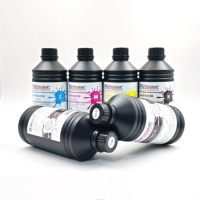 Tinta UV DTF Morecolor CMYK Putih Pernis dan Film B untuk Epson I3200 XP600 TX800 DX7 Tinta Cetak Transfer Stiker Kristal UV DTF