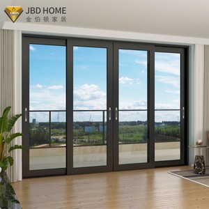 <span class=keywords><strong>Porte</strong></span> coulissante à cadre ultra-fin personnalisable - <span class=keywords><strong>Porte</strong></span> coulissante en verre minimaliste pour <span class=keywords><strong>entrée</strong></span> de maison contemporaine - Product Image 2